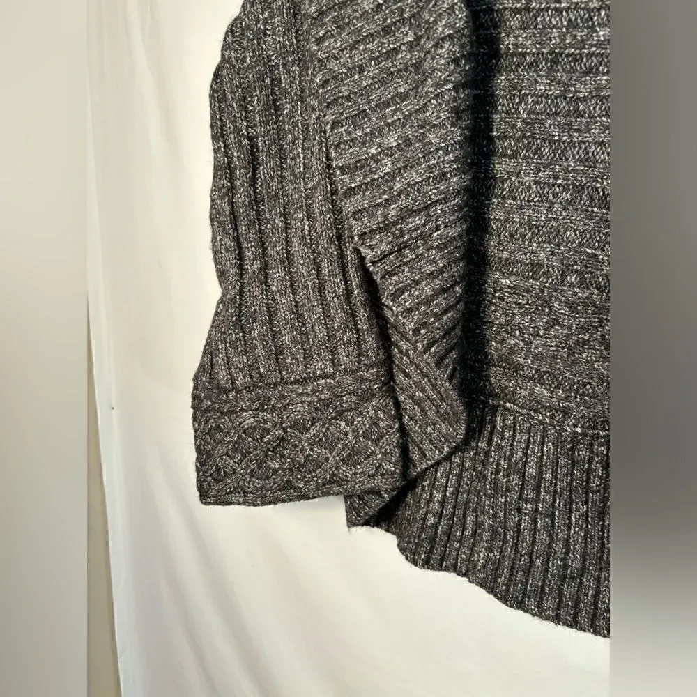 Kenar EUC gray wide sleeve wool blend cardigan sweater size Medium
